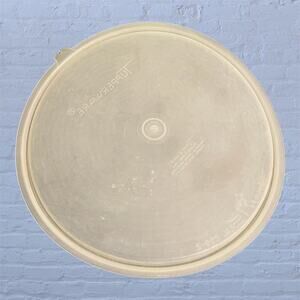 Tupperware Replacement Lid Seal 259 1203-W Sheer Round 9 Inch For 9 Qt Bowl USA